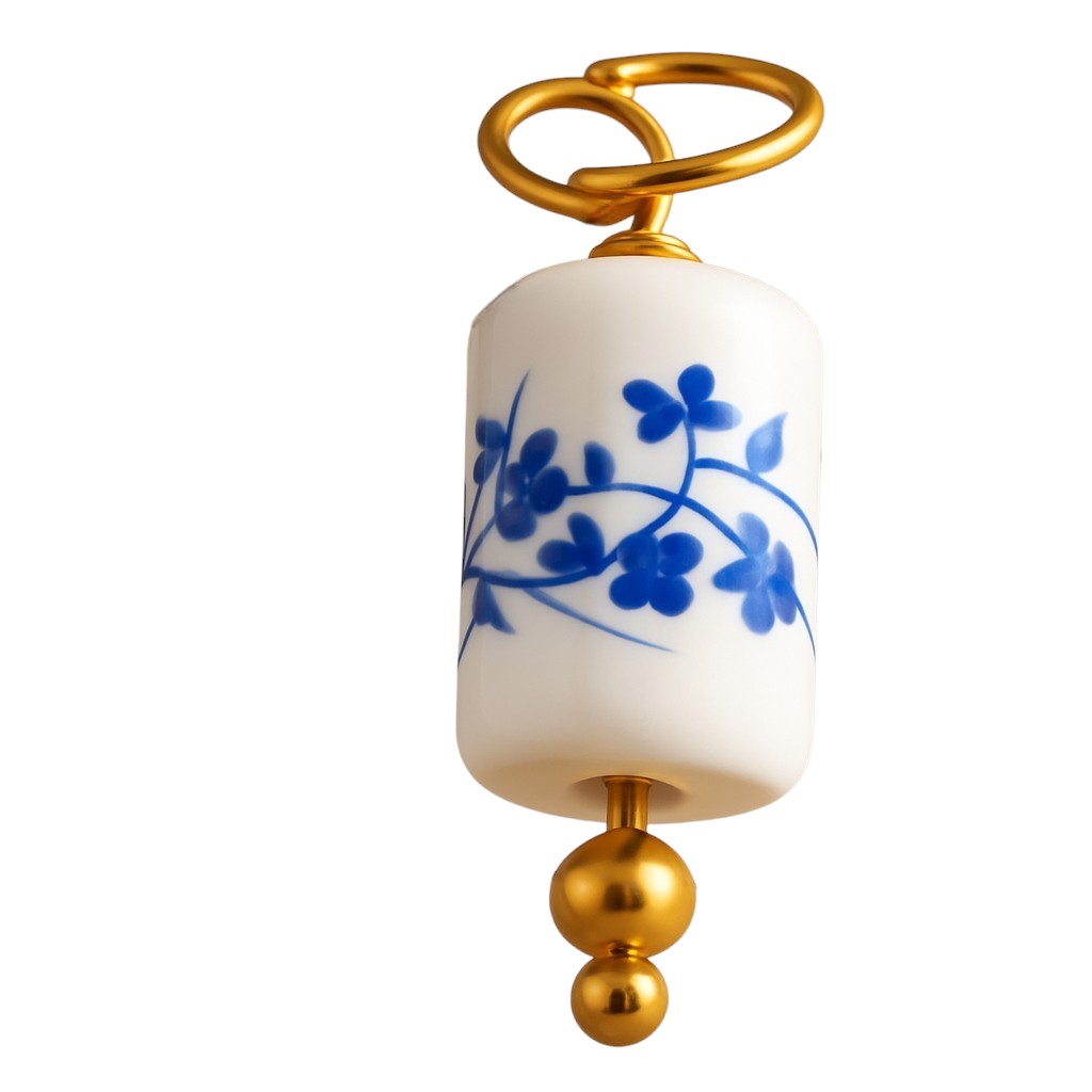 Blue And White Cylinder