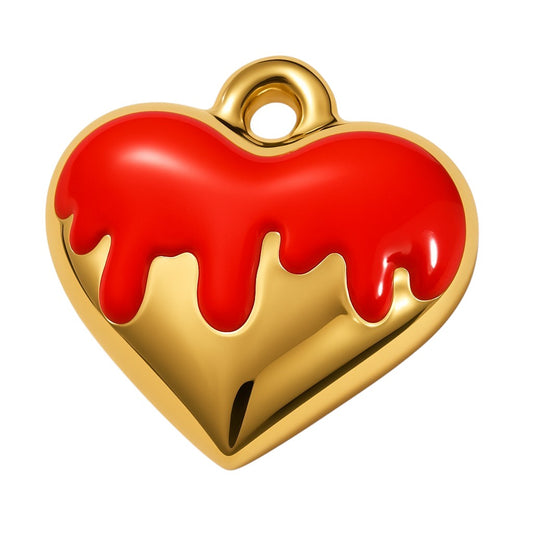 Red Drip Heart
