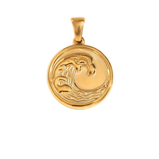 Round Wave Pendant
