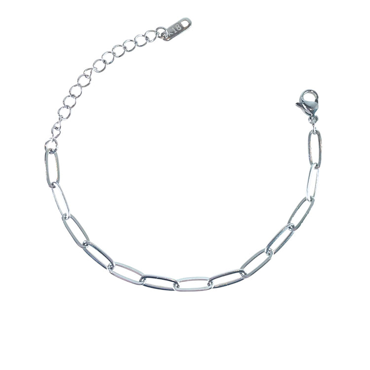 Bracelet | Silver Paperclip Chain