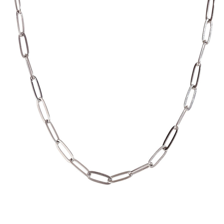 Necklace | Silver Paperclip Chain