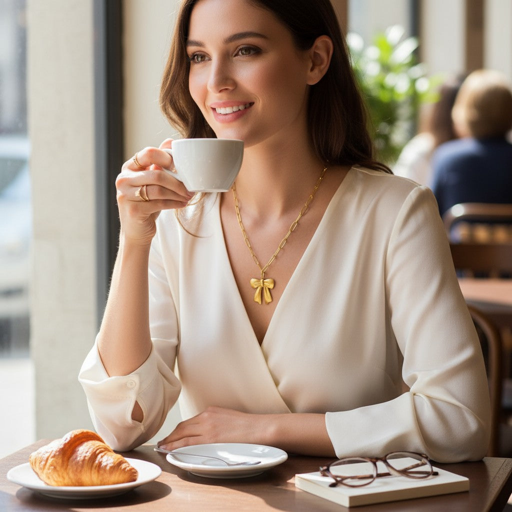 Necklace | Gold Paperclip Chain
