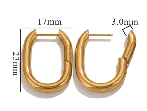 Earrings | Huggies Large